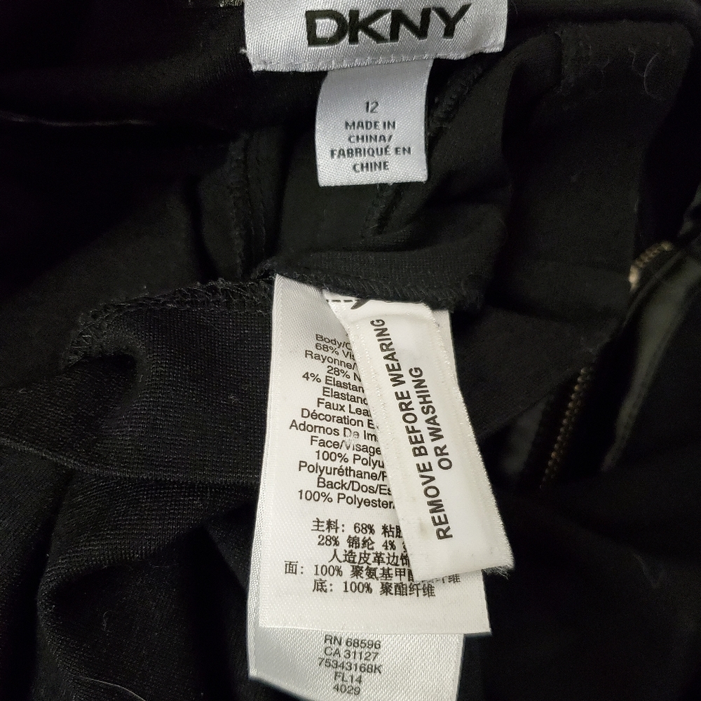 DKNY Black Knit Asymmetrical Blazer - Picture 3 of 4